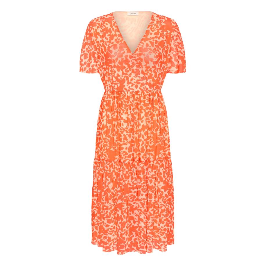 Soaked in Luxury SOAKED IN LUXURY Zomerjurk beige / oranje -