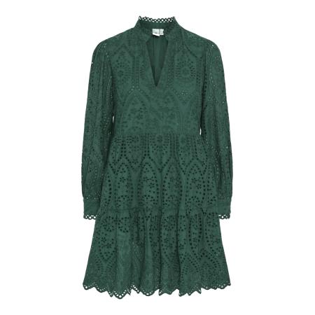 YAS YAS Blousejurk Yasholi donkergroen