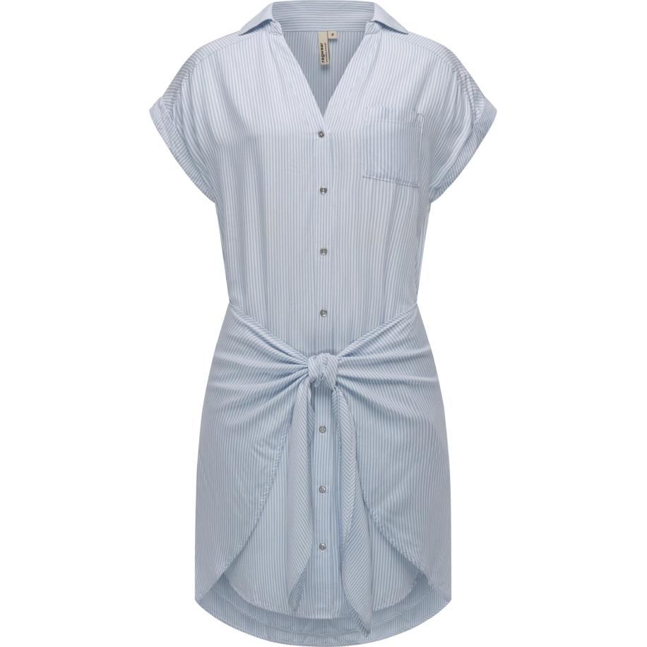 Ragwear Ragwear Blousejurk Bahaya lichtblauw / wit -