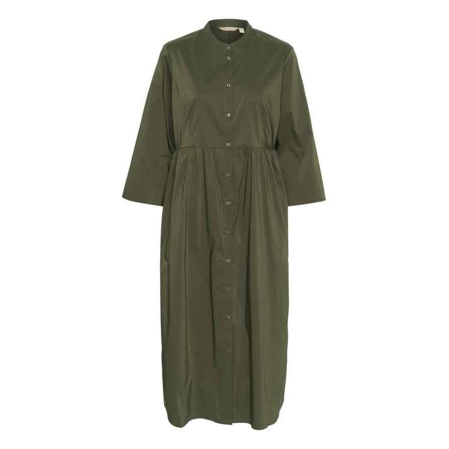 Culture CULTURE Jurk olijfgroen -