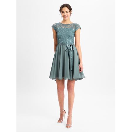 SWING Cocktailjurk turquoise