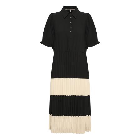 Culture CULTURE Jurk Betty beige / zwart