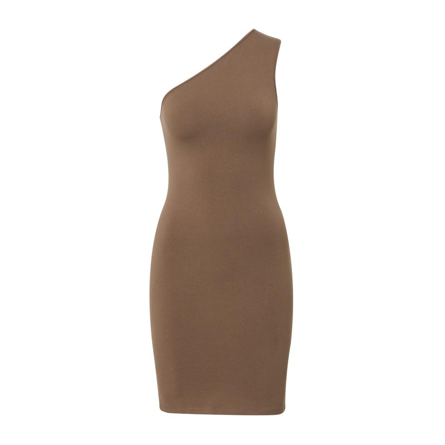 Weekday WEEKDAY Jurk Cindy bruin -