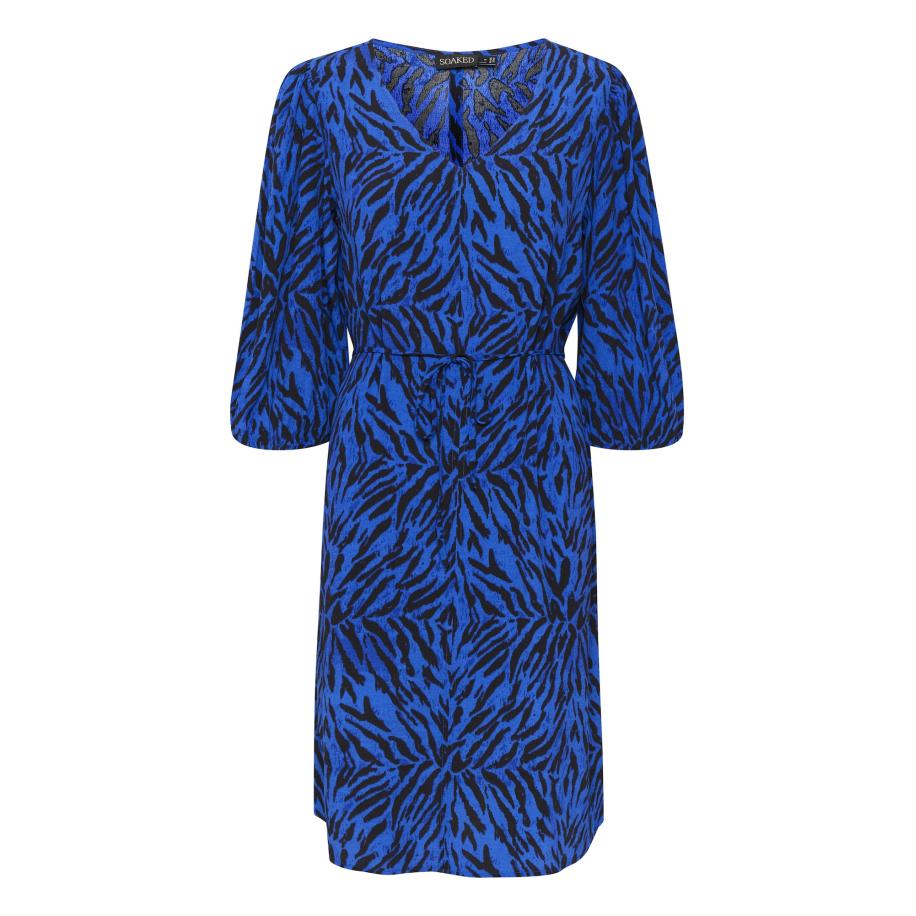 Soaked in Luxury SOAKED IN LUXURY Jurk Ina azuur / zwart -