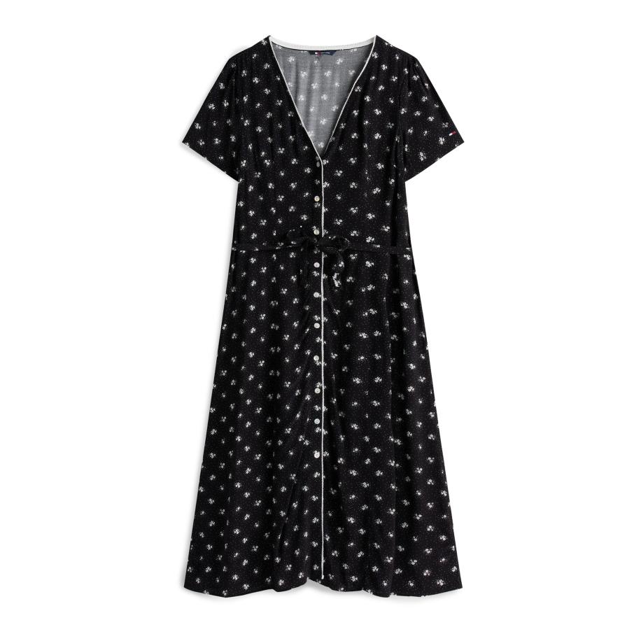 Tommy Jeans Tommy Jeans Jurk zwart / wit -