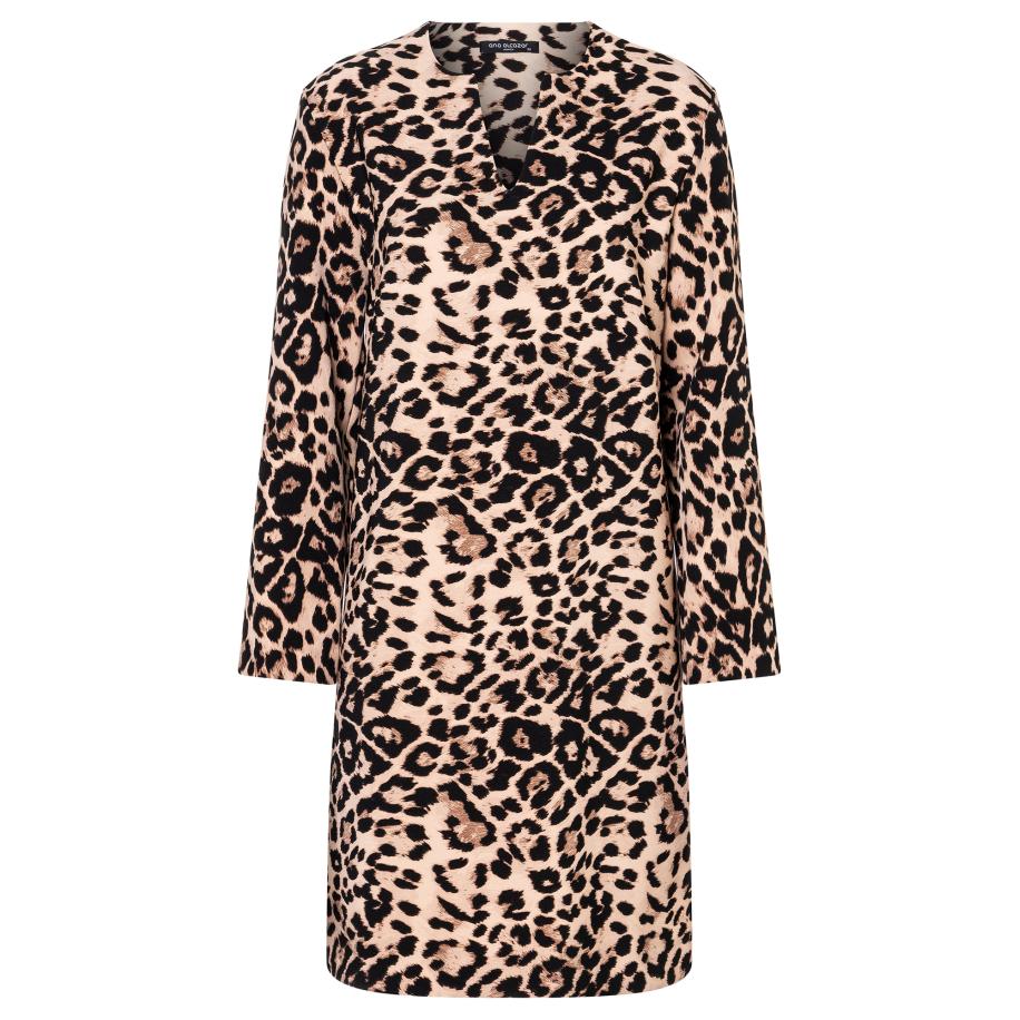 Ana Alcazar Jurk Adasi lichtbruin / gemengde kleuren / zwart Multicolor