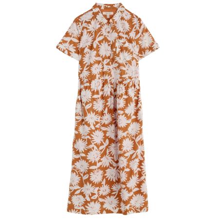 Seasalt Cornwall Seasalt Cornwall Jurk Fleet geel / wit