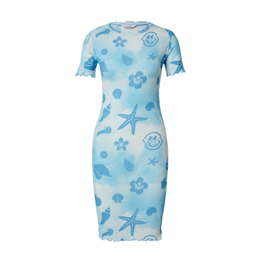 Envii Envii Jurk Mykonos blauw / azuur / hemelsblauw / lichtblauw -