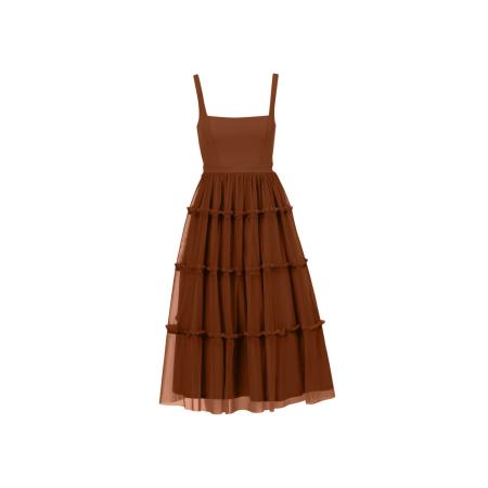 Adrianna Papell Adrianna Papell Cocktailjurk bruin