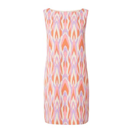 Comma COMMA Jurk lichtlila / oranje / lichtroze / wit