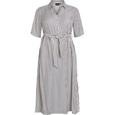 Zizzi Zizzi Blousejurk Canavas zwart / wit