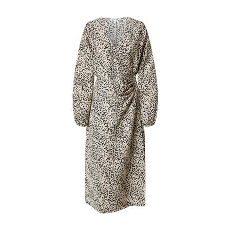 EDITED EDITED Jurk Grete beige / zwart