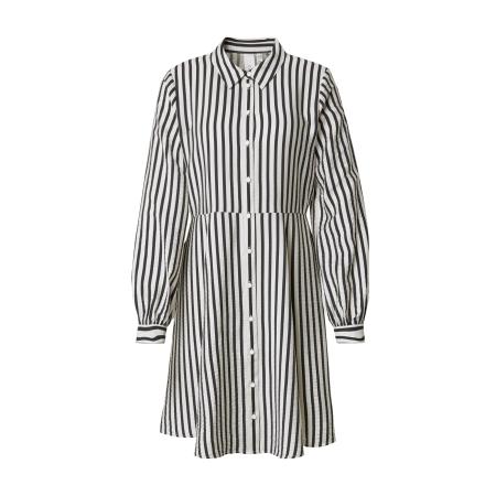 YAS Blousejurk YASKaya lichtbeige / zwart