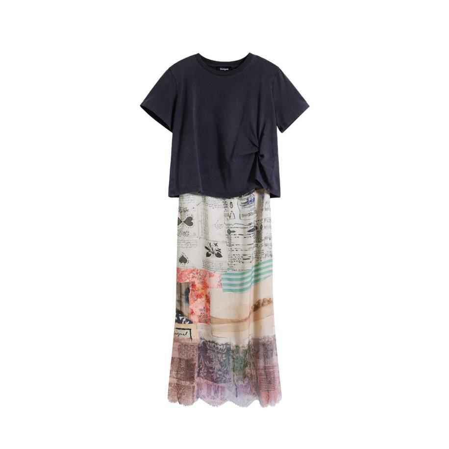 Desigual Desigual Jurk gemengde kleuren -
