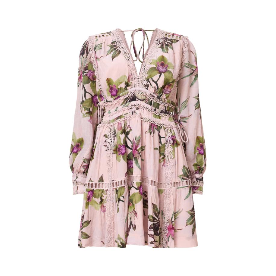 AllSaints AllSaints Jurk XANTHE groen / olijfgroen / lila / oudroze -