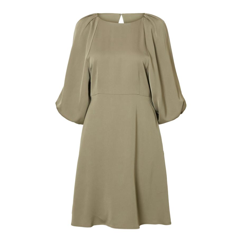 Selected SELECTED Jurk SLFLAURINA taupe -