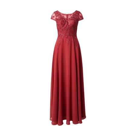 LUXUAR Avondjurk karmijnrood