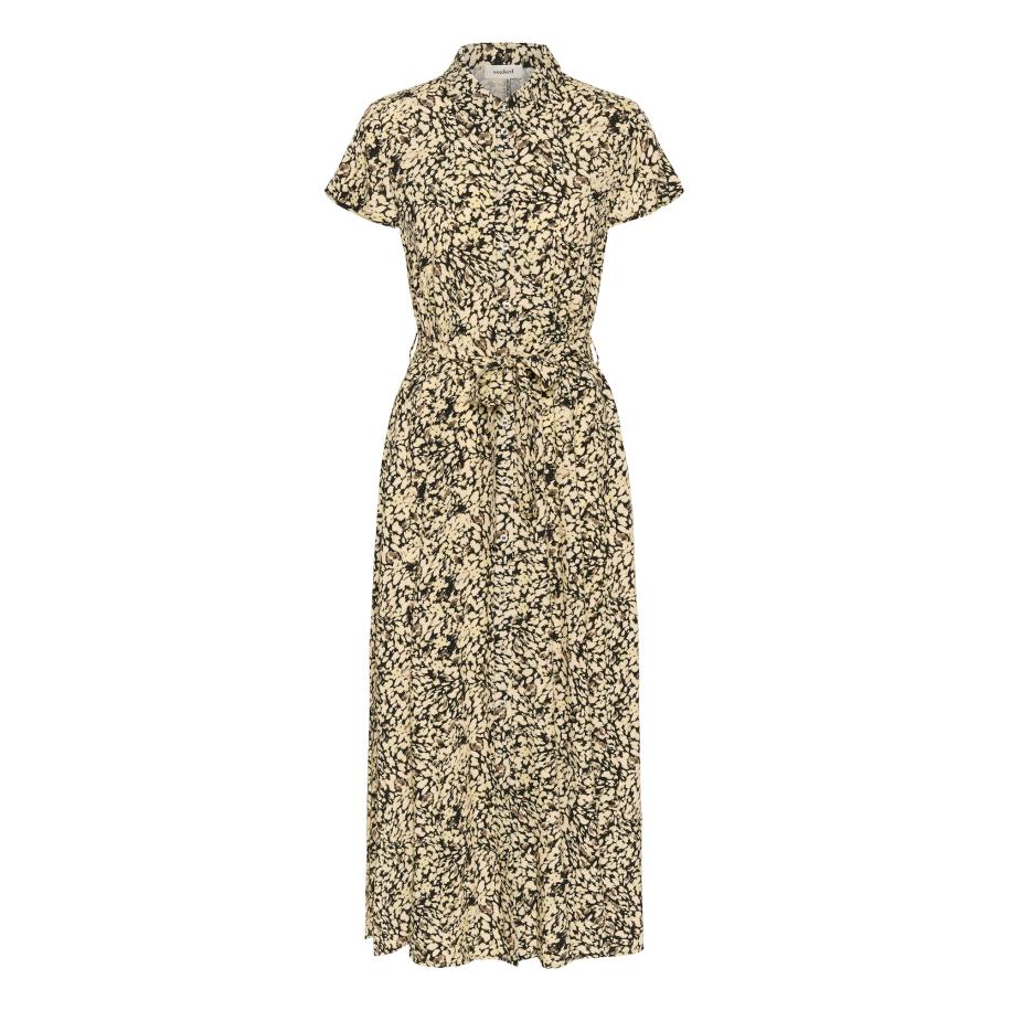 Soaked in Luxury SOAKED IN LUXURY Blousejurk Naya beige / grijs / zwart -