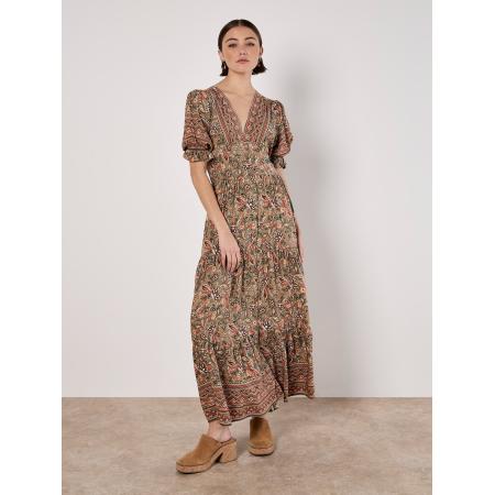 Apricot Apricot Jurk kaki