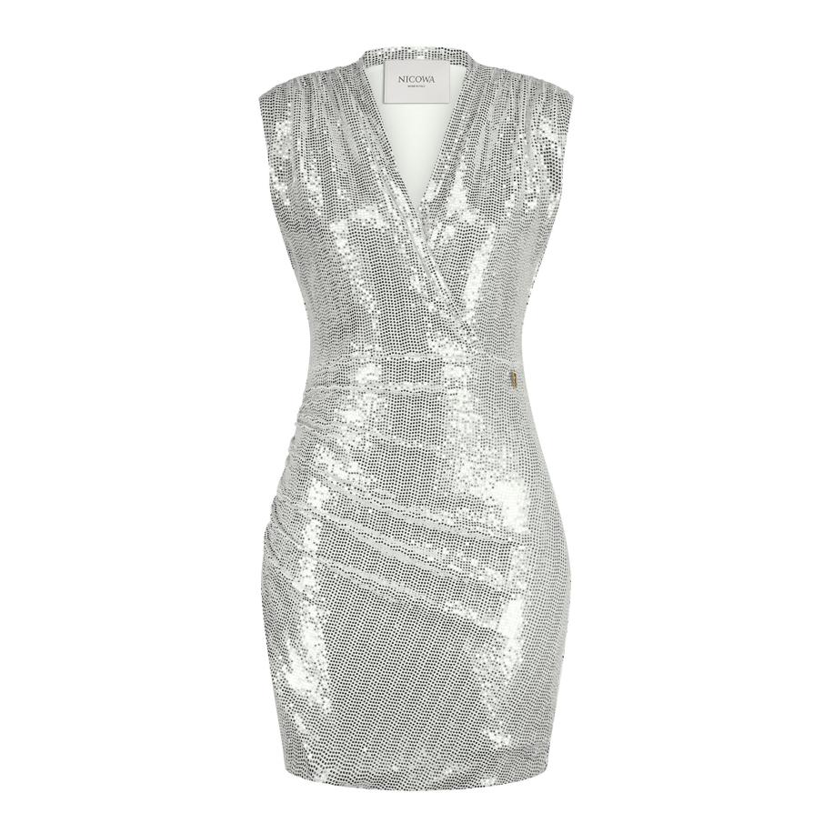 Nicowa Nicowa Cocktailjurk NOCIWA zilver -