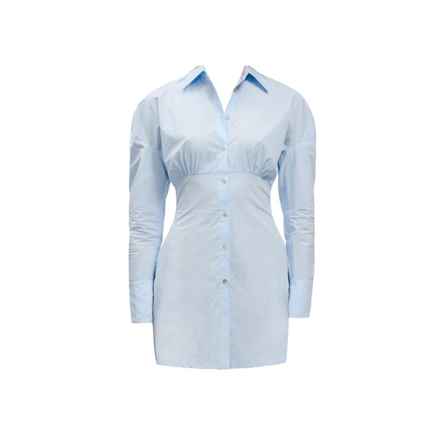 OW Collection Blousejurk ELIA lichtblauw Blauw