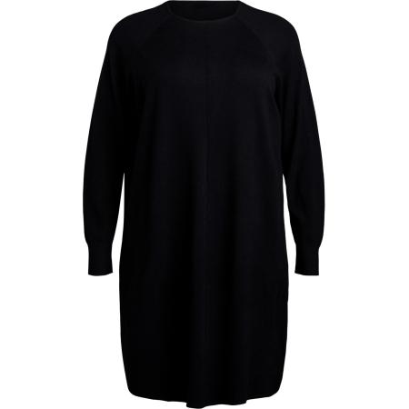 Zizzi Zizzi Gebreide jurk Caella zwart