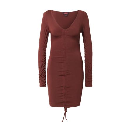 Misspap Misspap Jurk chocoladebruin