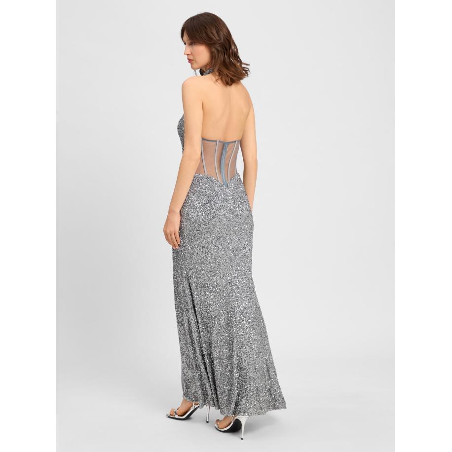 HEY KYLA Avondjurk zilver Zilver