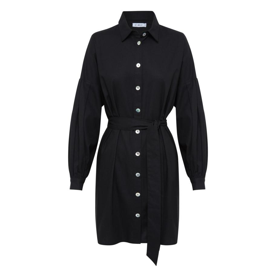 St MRLO Jurk BLIGH zwart Zwart