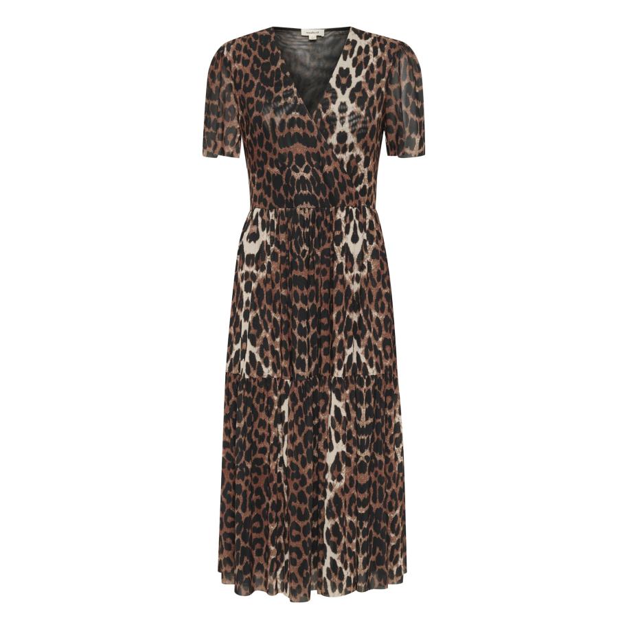 Soaked in Luxury SOAKED IN LUXURY Jurk Aldora Nora beige / bruin -