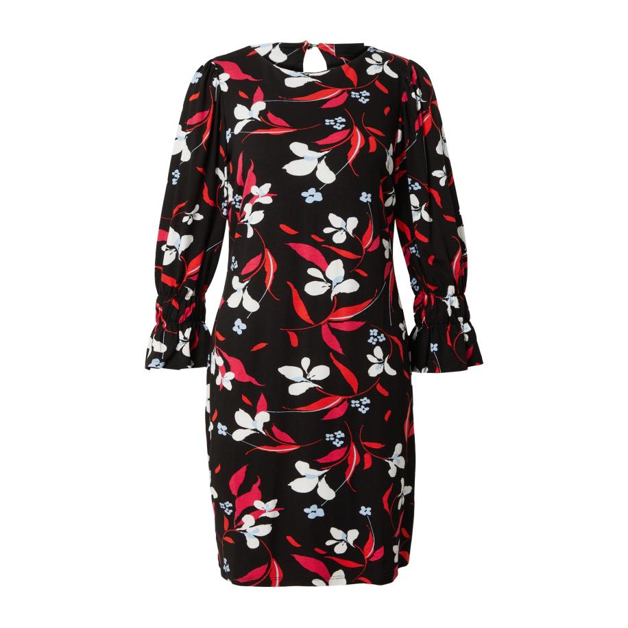 Wallis Wallis Jurk rood / zwart / wit -