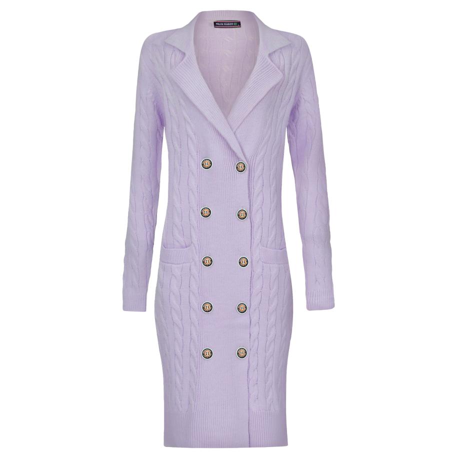 Felix Hardy Felix Hardy Gebreide jurk lila -