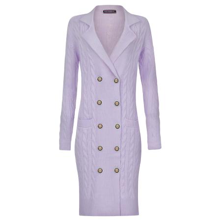 Felix Hardy Felix Hardy Gebreide jurk lila