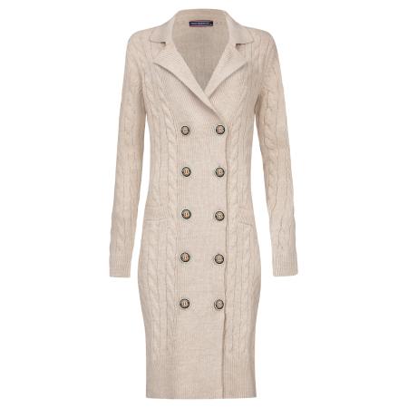 Felix Hardy Felix Hardy Gebreide jurk crème