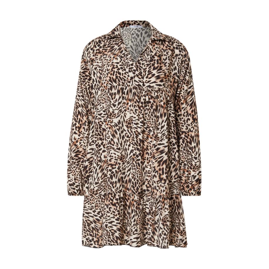 Hailys Hailys Blousejurk Ra44ja camel / cappuccino / zwart -