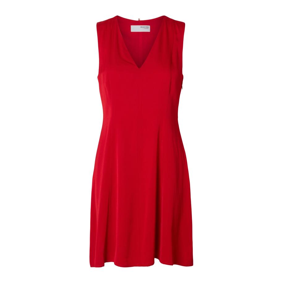 Selected SELECTED Jurk SLFLEONORE rood -