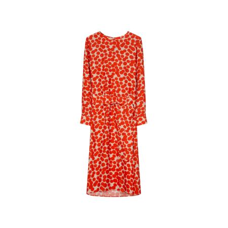 Seidensticker SEIDENSTICKER Jurk beige / donkeroranje