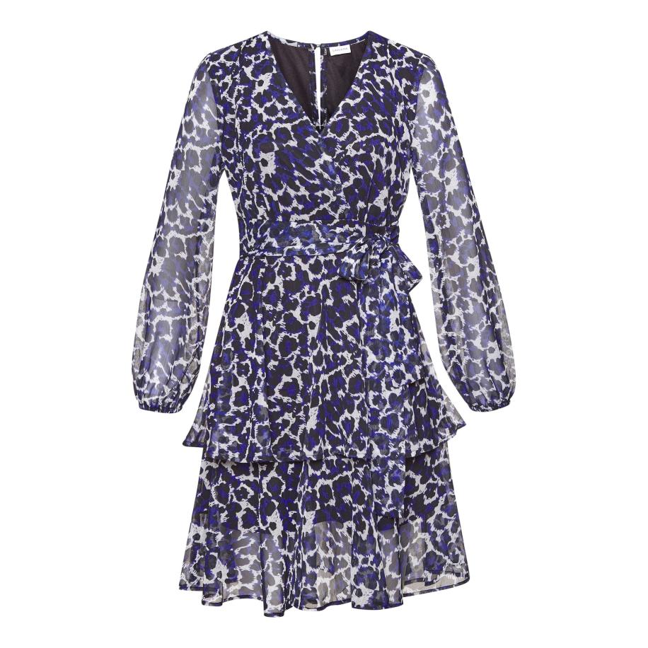 Lascana LASCANA Jurk navy / zwart / wit -