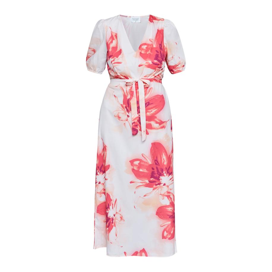 SISTERS POINT Jurk GELEA grijs / lila / rood Grijs