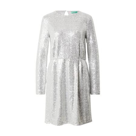 United Colors of Benetton UNITED COLORS OF BENETTON Cocktailjurk zilver