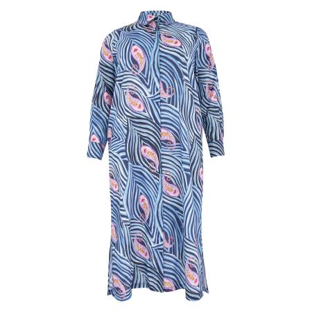 Yoek YOEK Blousejurk blauw / gemengde kleuren