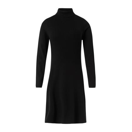 Comma COMMA Gebreide jurk zwart