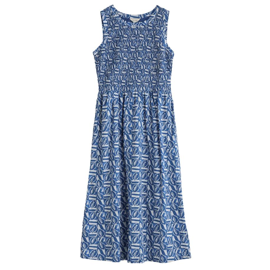 Seasalt Cornwall Seasalt Cornwall Jurk Meadowsweet blauw / wit -