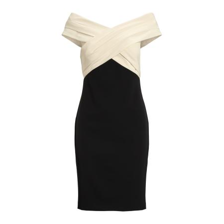 Lauren Ralph Lauren Lauren Ralph Lauren Cocktailjurk beige / zwart
