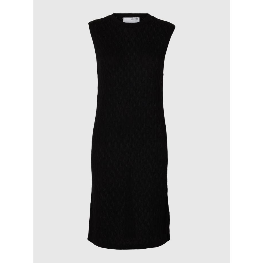 Selected SELECTED Gebreide jurk zwart -