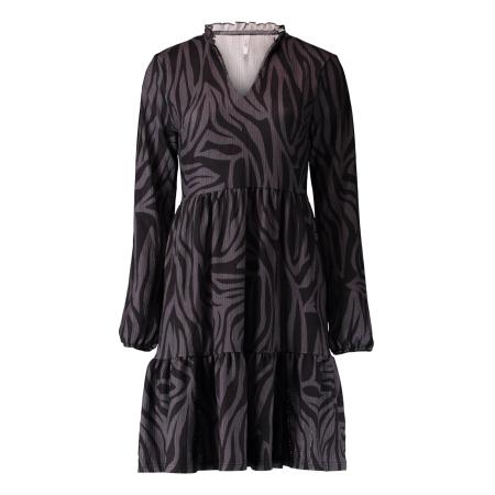 Hailys Hailys Jurk Alba aubergine / zwart