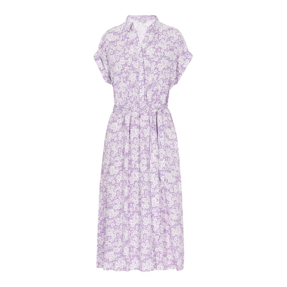 FELIPA FELIPA Blousejurk Classic Look lila / wit -