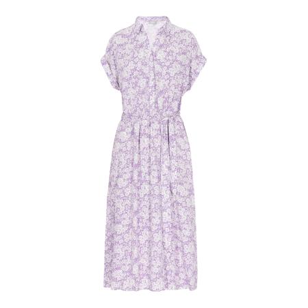 FELIPA FELIPA Blousejurk Classic Look lila / wit