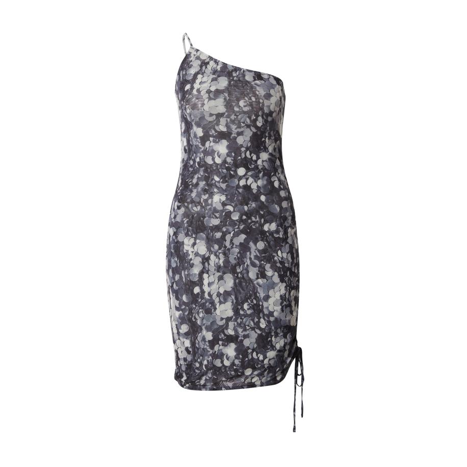 Monki Monki Jurk grijs / grafiet / lichtgrijs / donkergrijs -