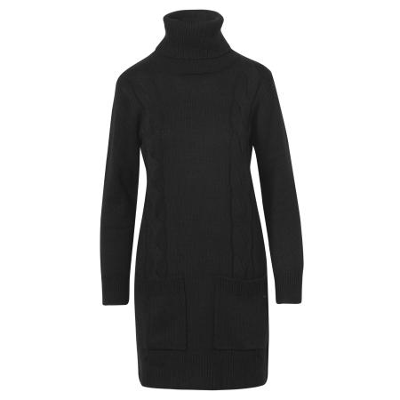 KOROSHI KOROSHI Gebreide jurk zwart
